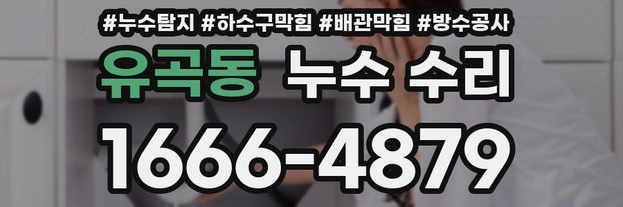 유곡동 누수 수리