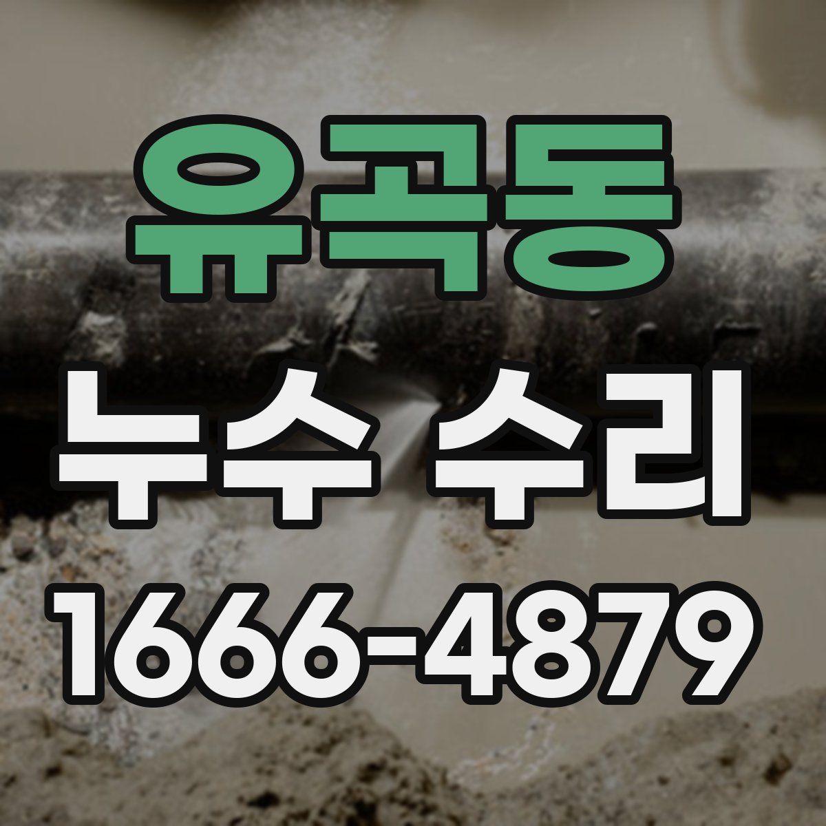유곡동 누수 수리