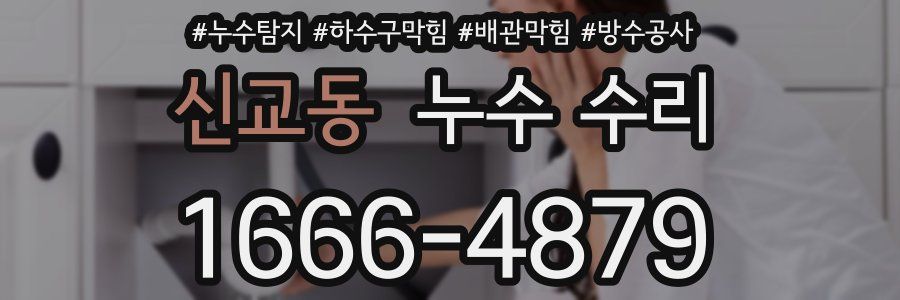 신교동 누수 수리