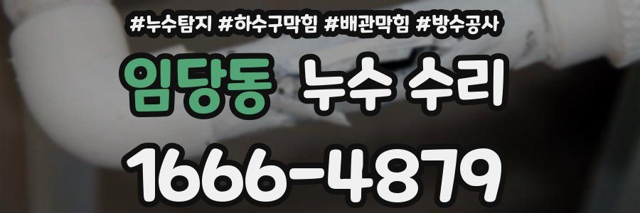 임당동 누수 수리