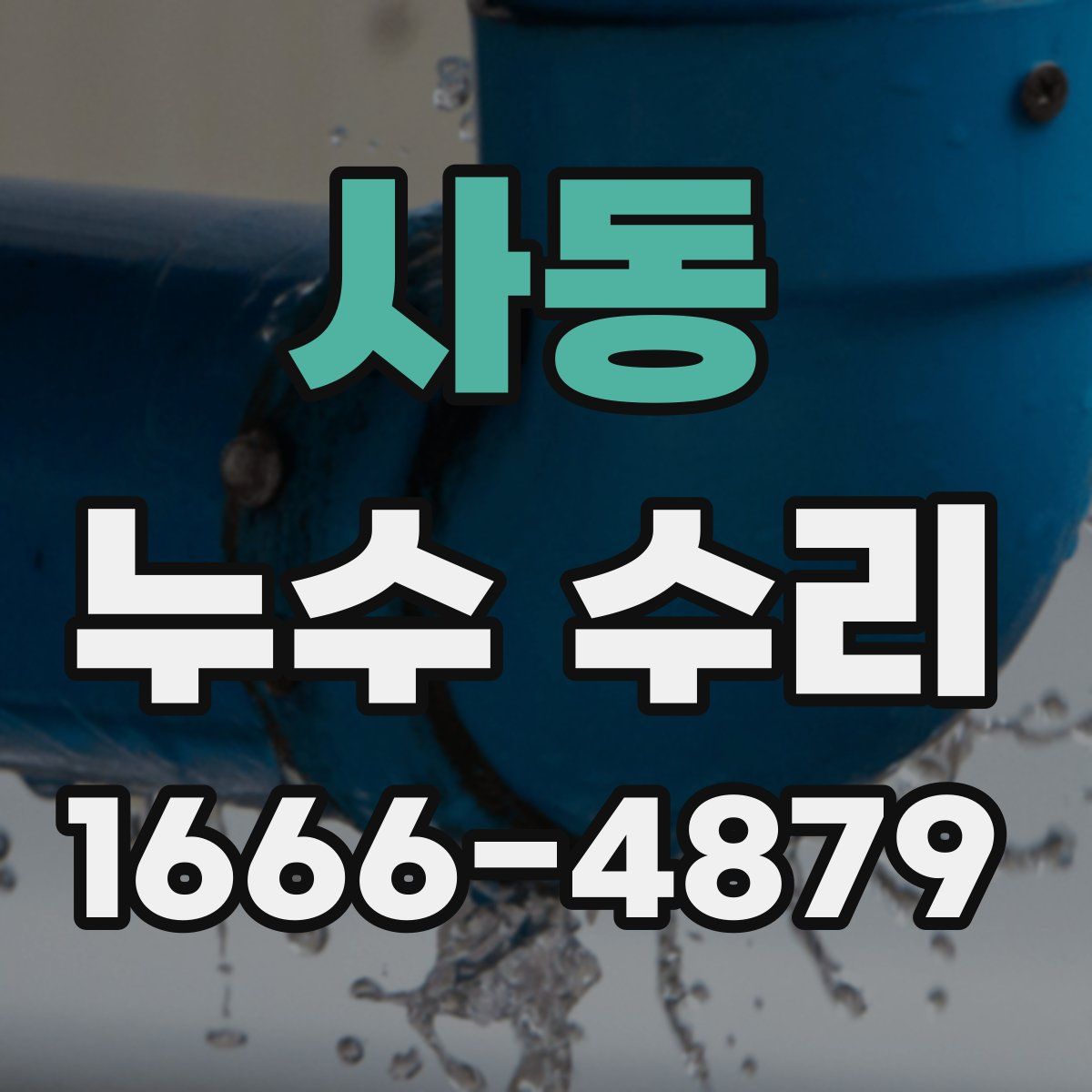 사동 누수 수리