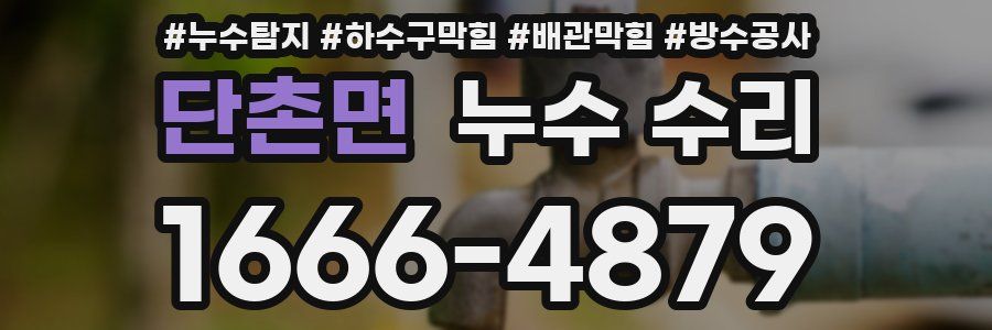 단촌면 누수 수리