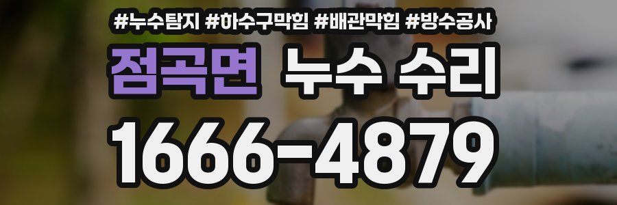 점곡면 누수 수리