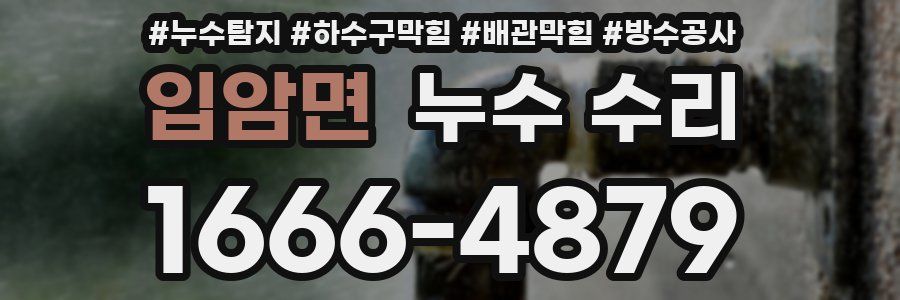 입암면 누수 수리
