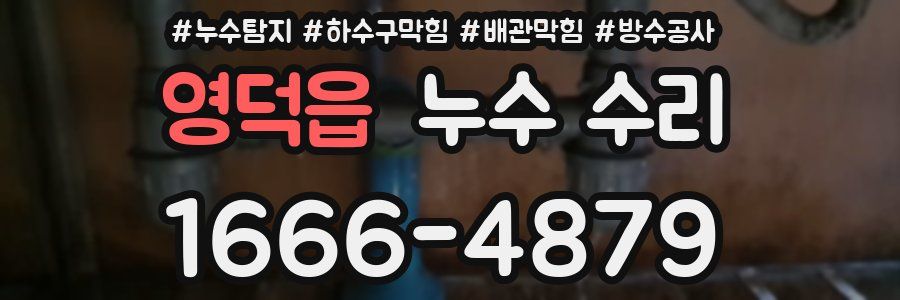 영덕읍 누수 수리