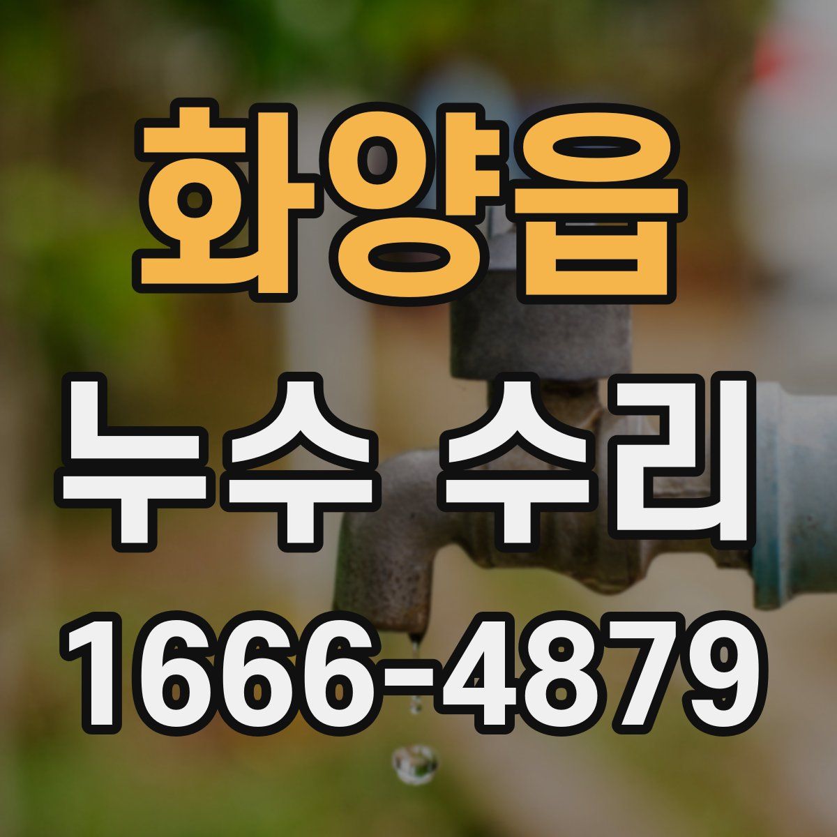 화양읍 누수 수리
