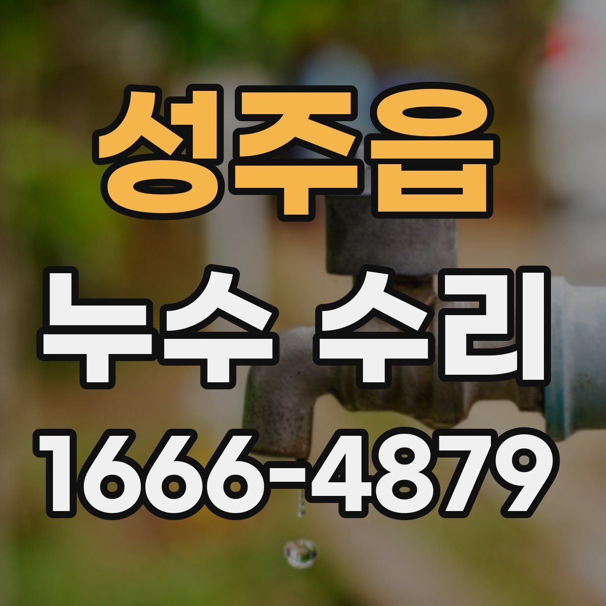 성주읍 누수 수리