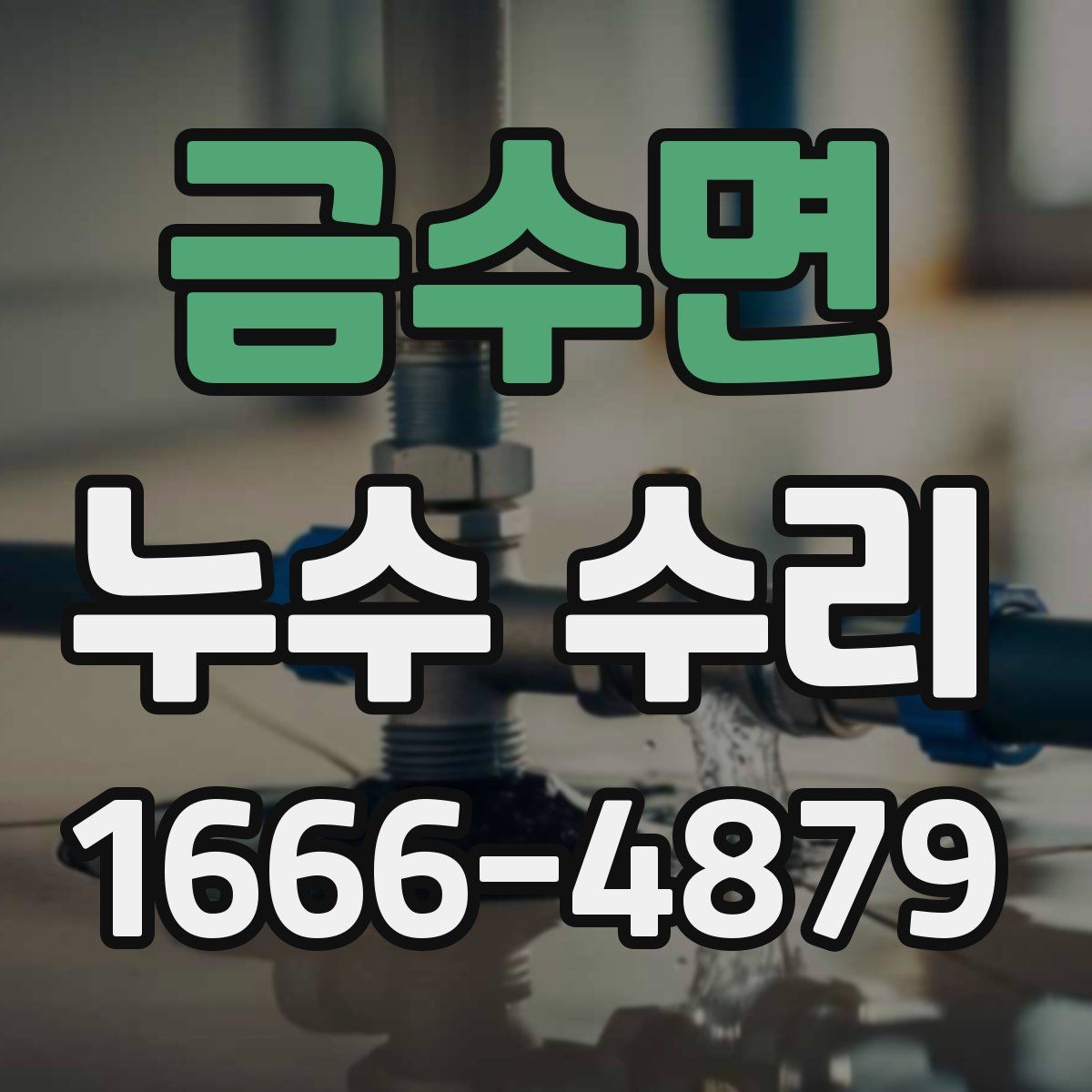 금수면 누수 수리
