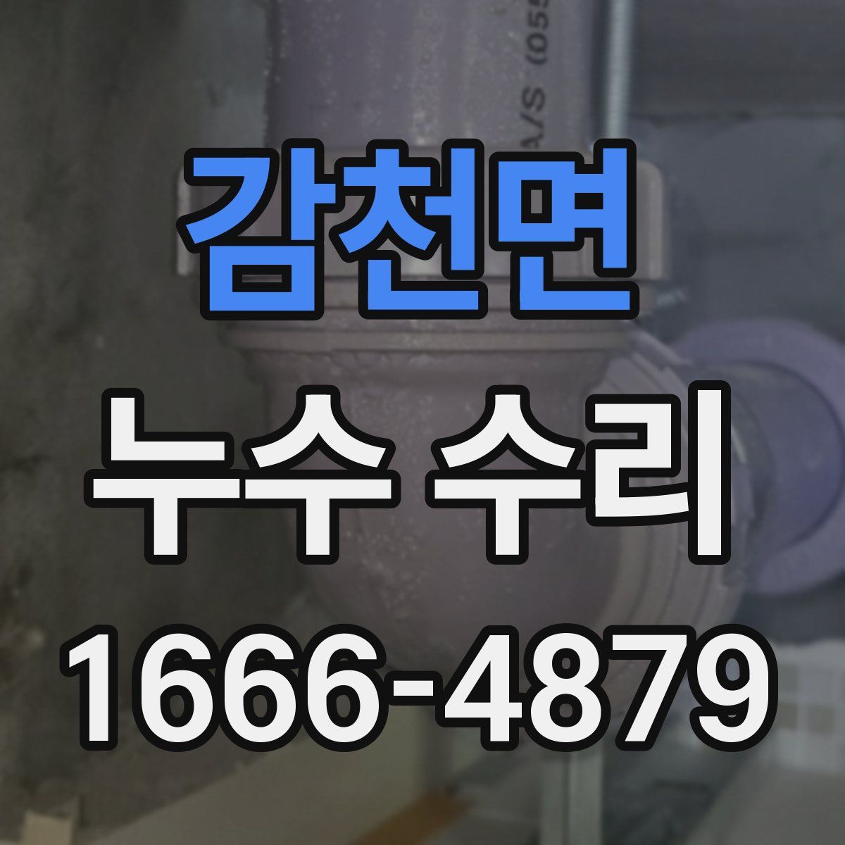 감천면 누수 수리