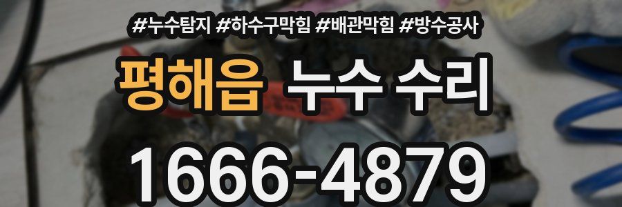 평해읍 누수 수리