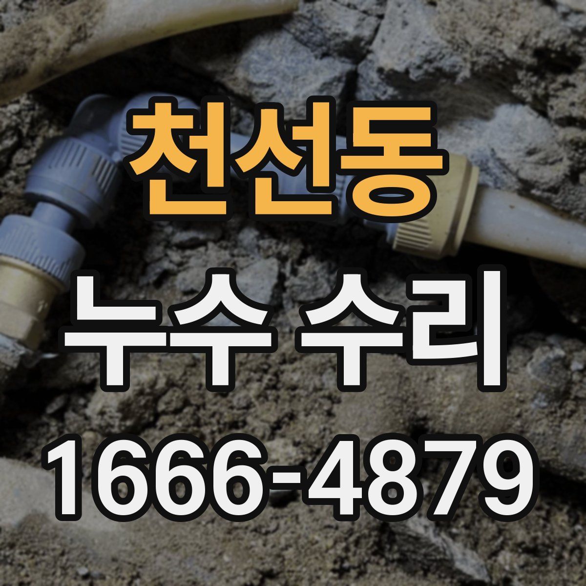 천선동 누수 수리