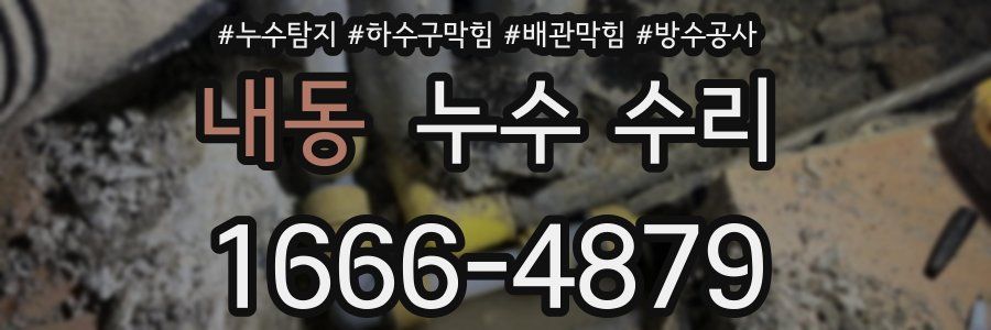내동 누수 수리