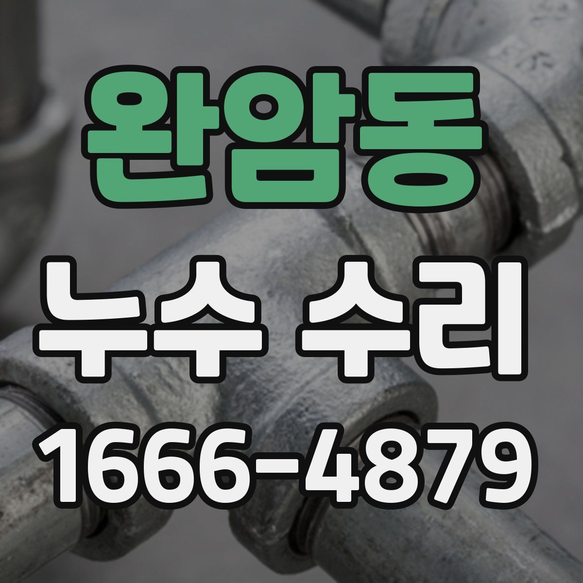 완암동 누수 수리