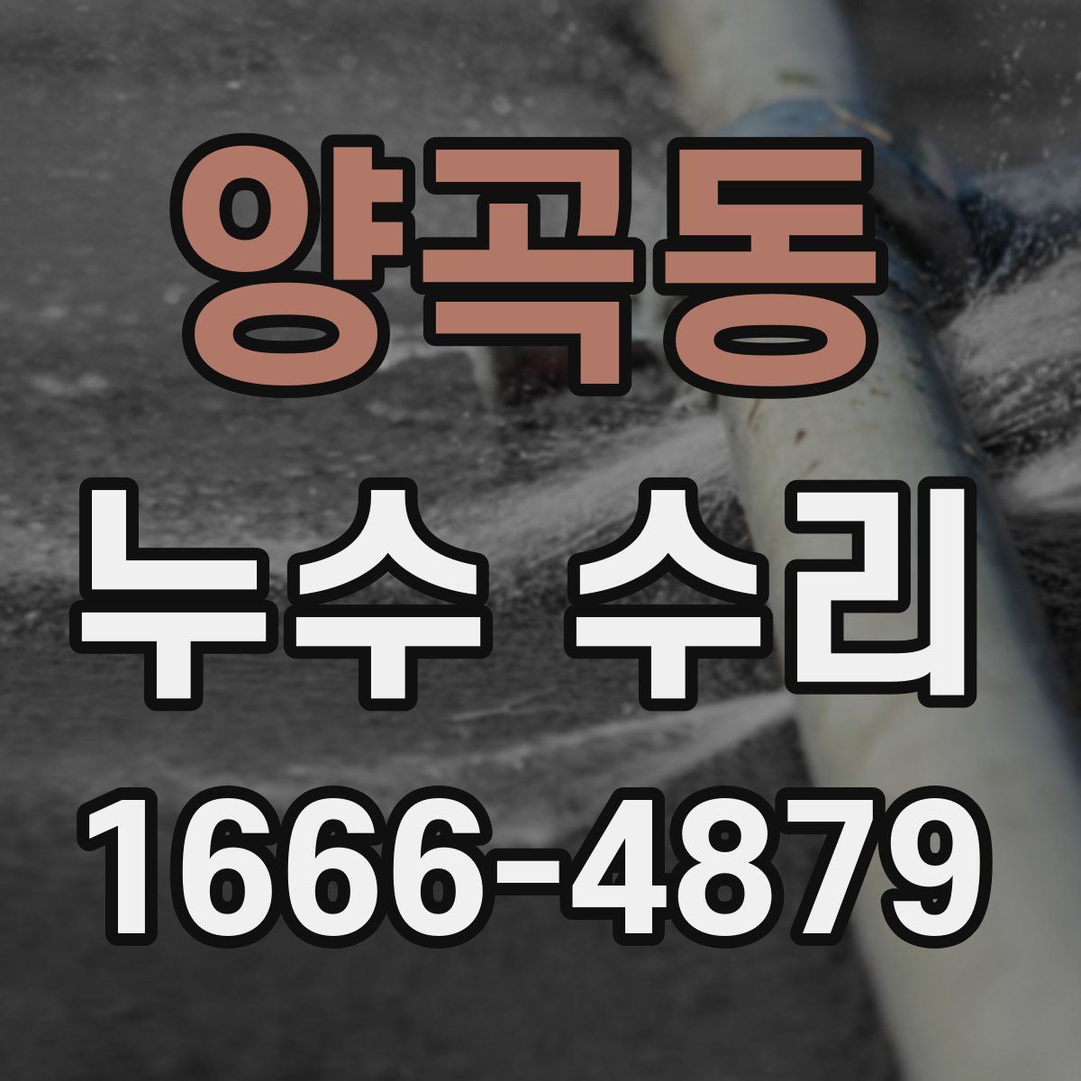양곡동 누수 수리