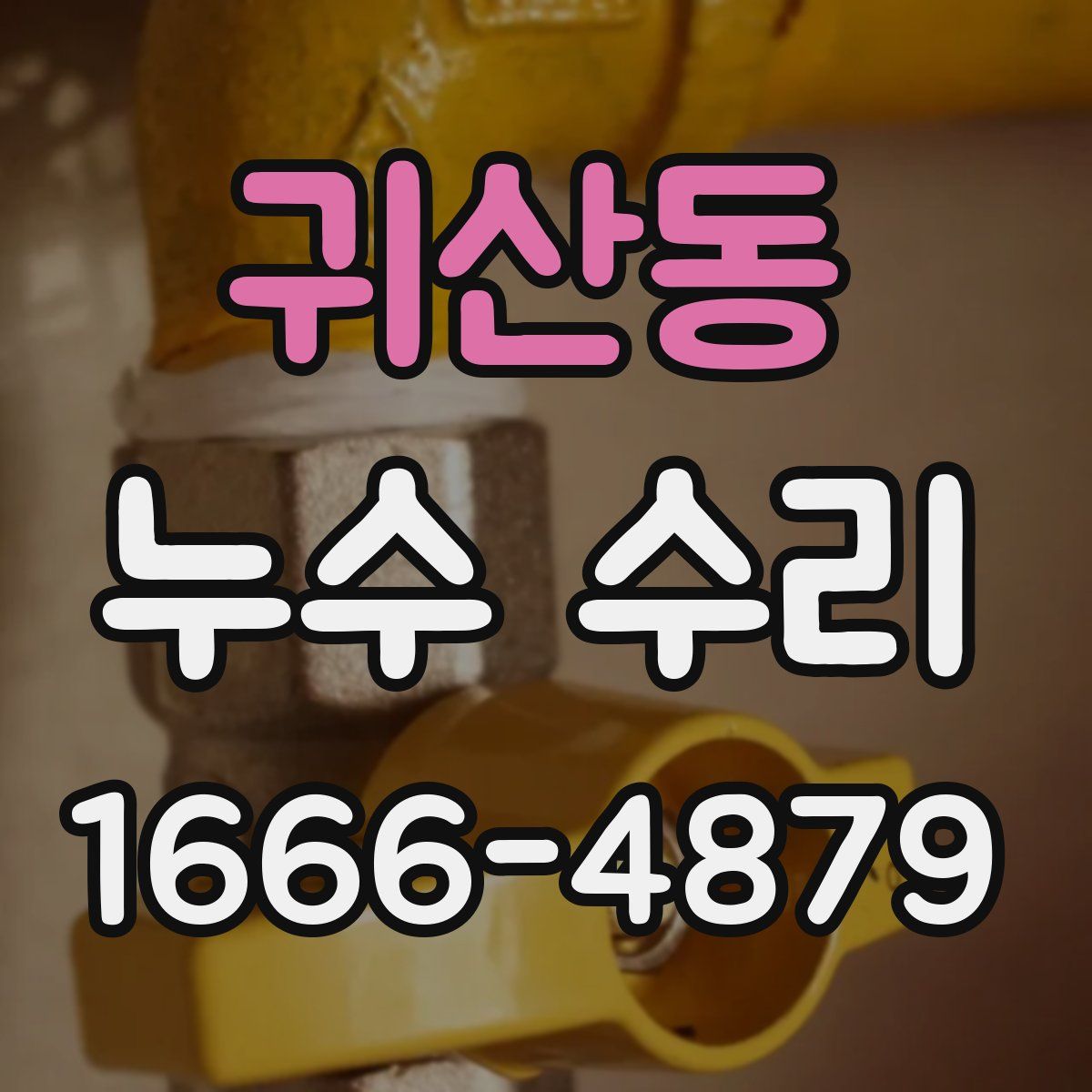 귀산동 누수 수리