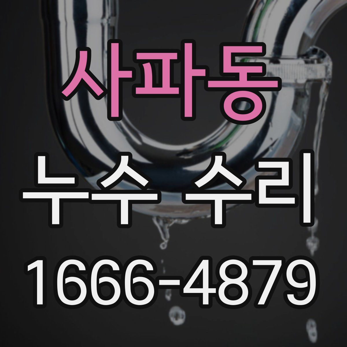 사파동 누수 수리