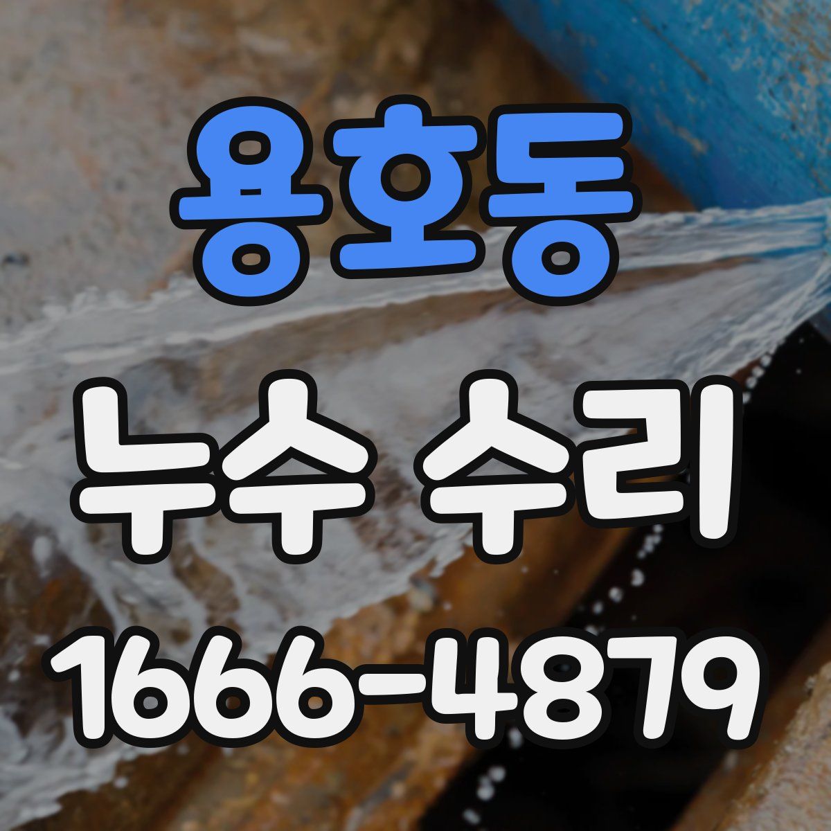 용호동 누수 수리