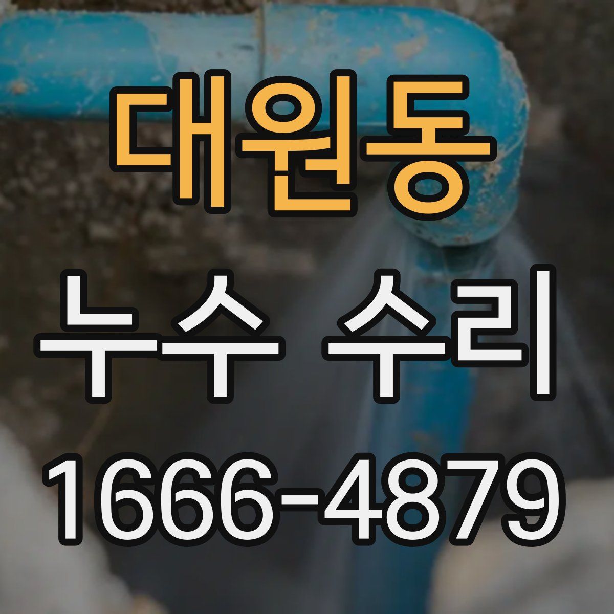 대원동 누수 수리