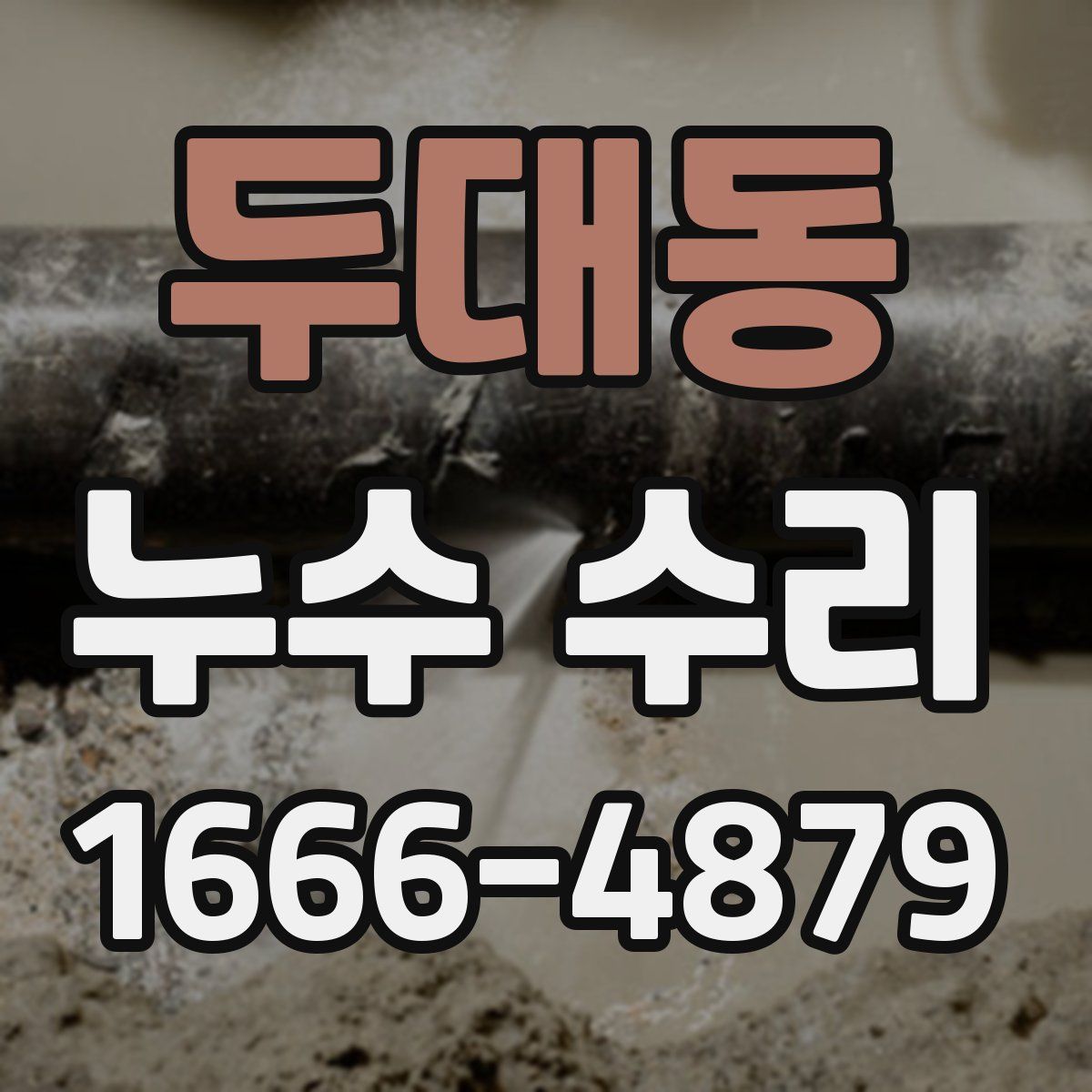두대동 누수 수리