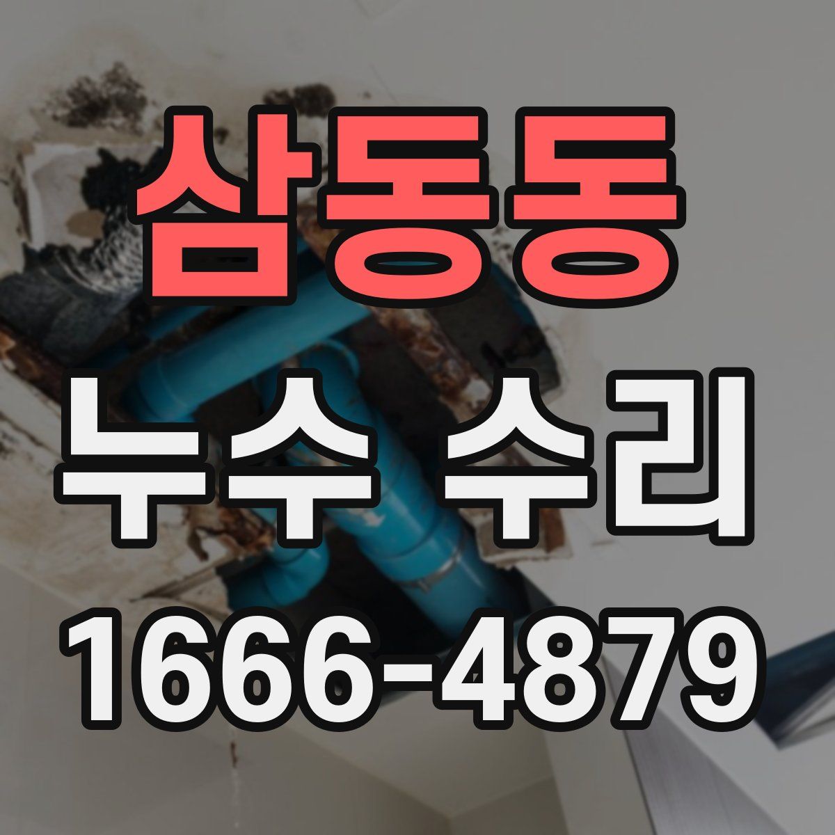 삼동동 누수 수리