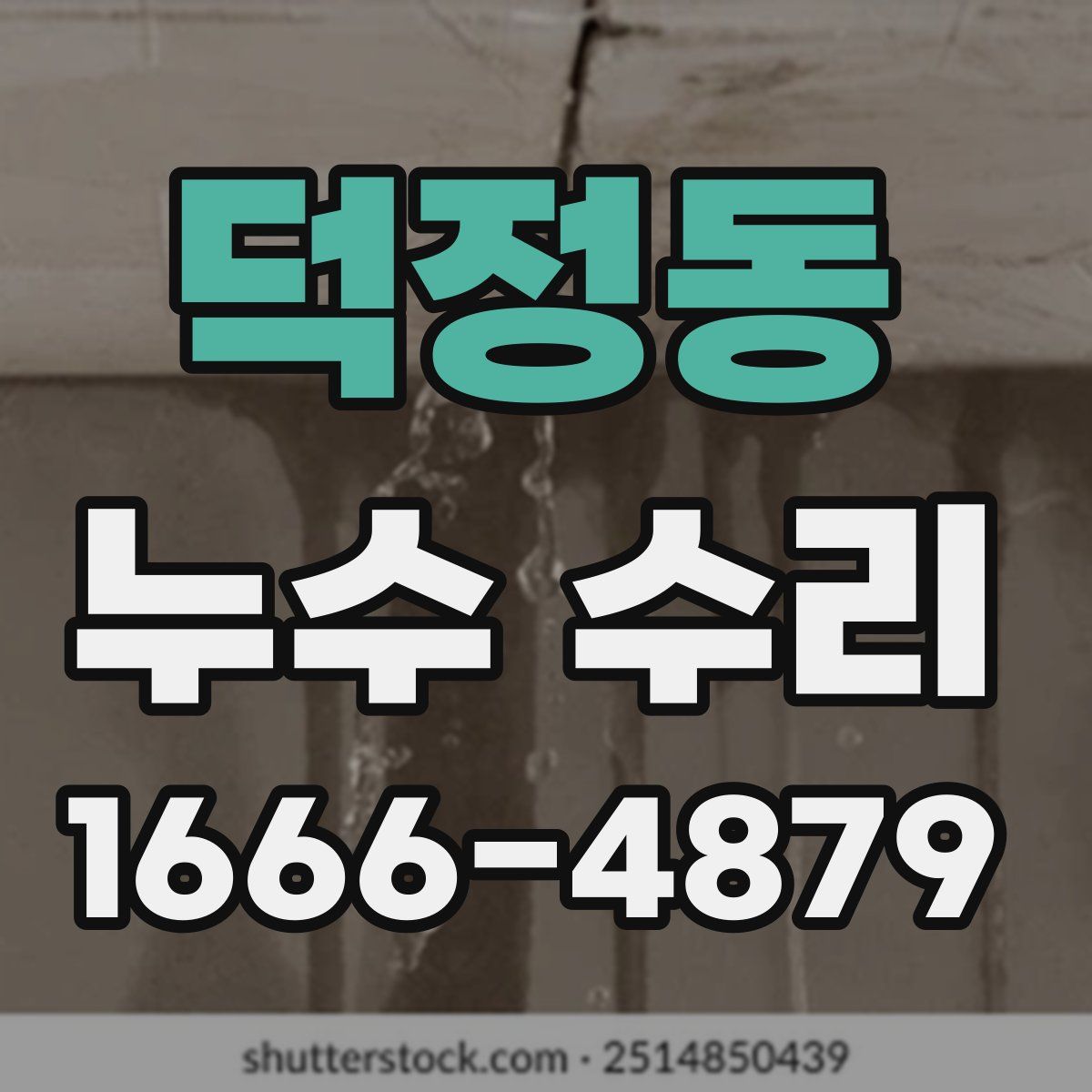 덕정동 누수 수리