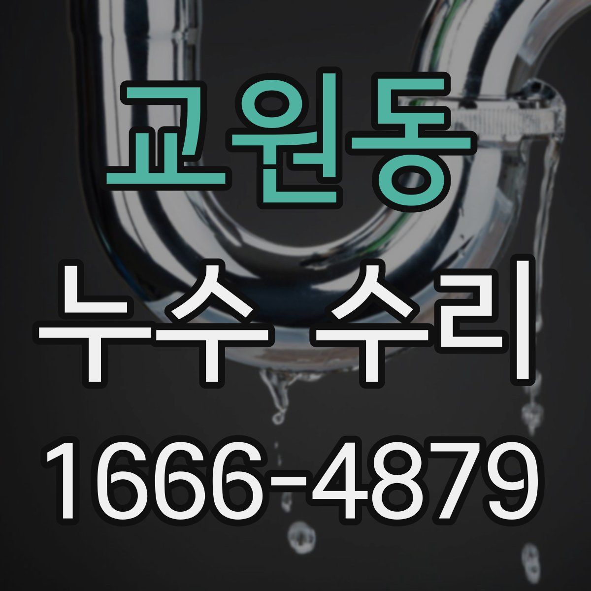 교원동 누수 수리