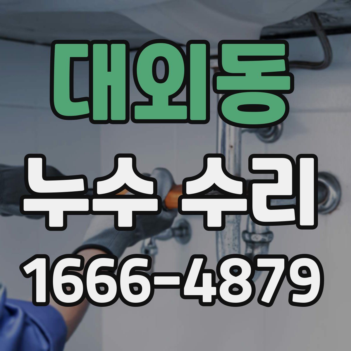 대외동 누수 수리