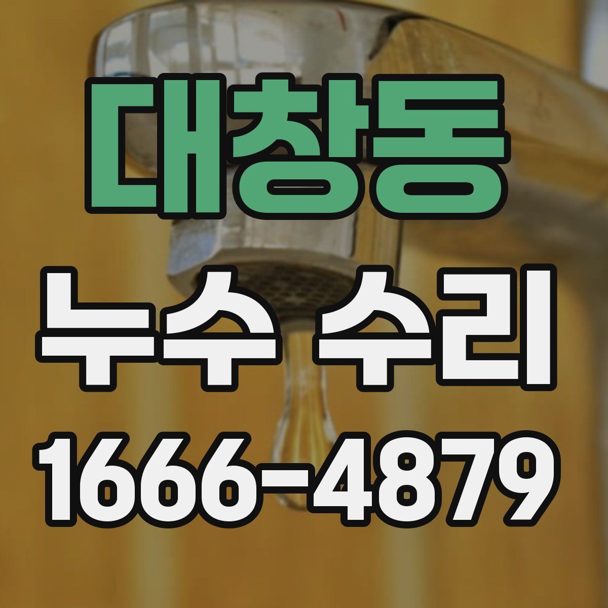 대창동 누수 수리