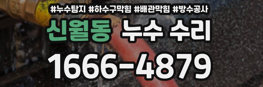 신월동 누수 수리