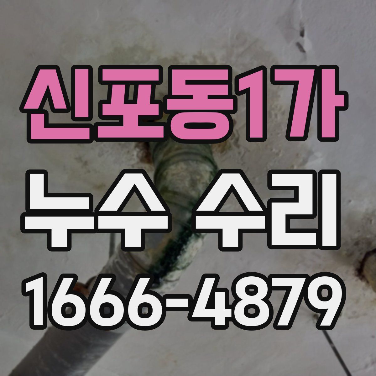 신포동1가 누수 수리
