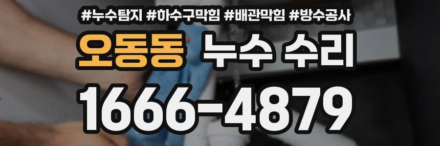 오동동 누수 수리