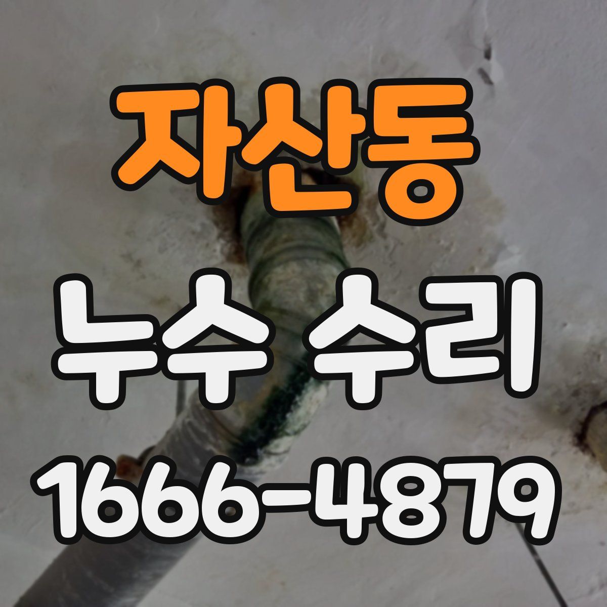 자산동 누수 수리