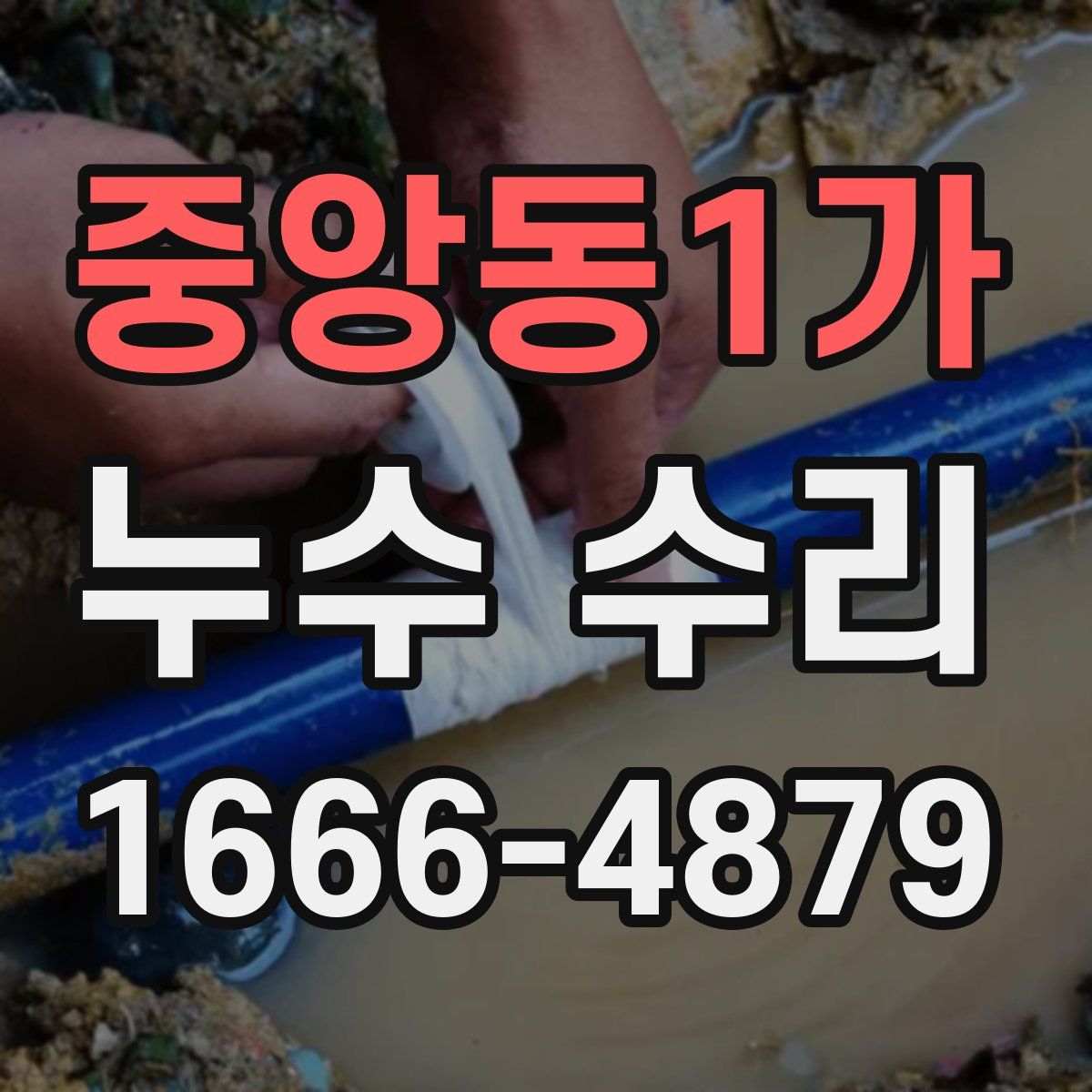 중앙동1가 누수 수리