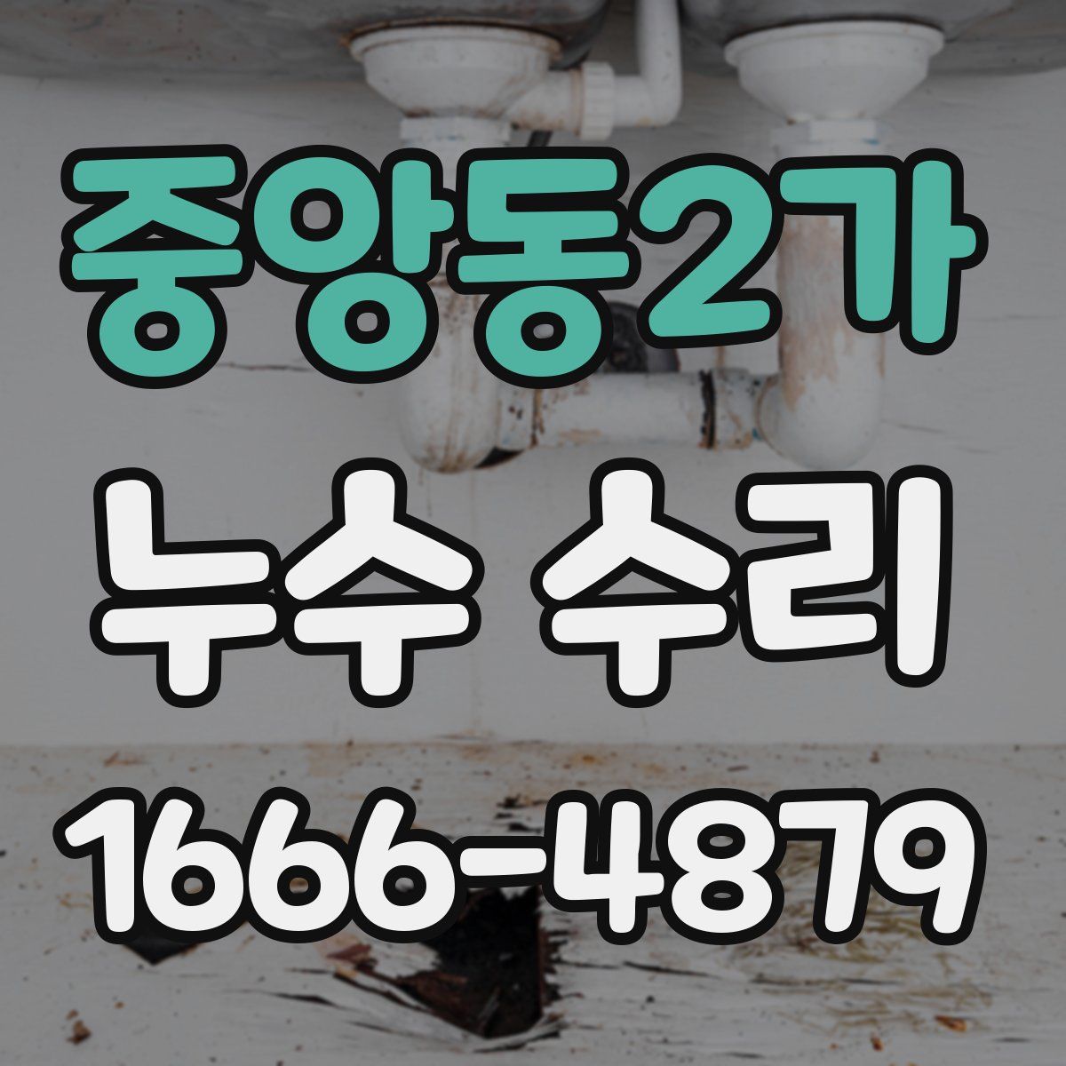 중앙동2가 누수 수리