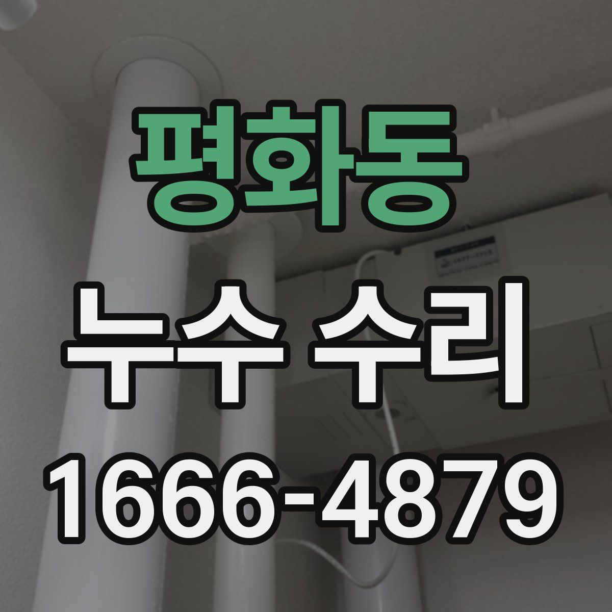 평화동 누수 수리