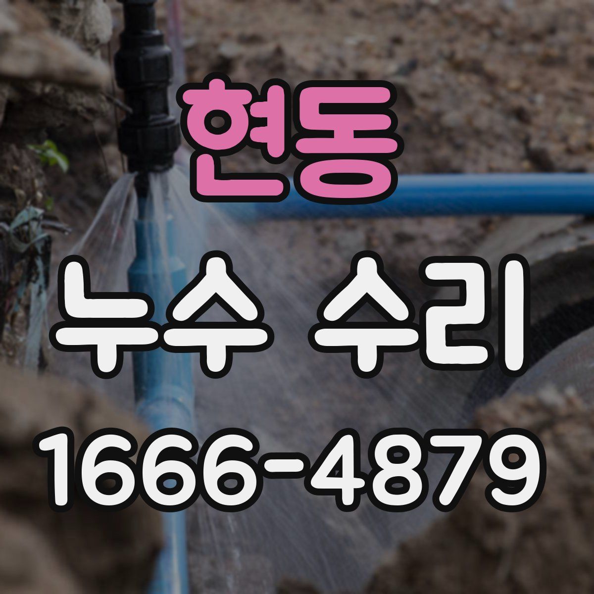현동 누수 수리