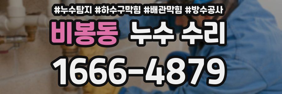 비봉동 누수 수리