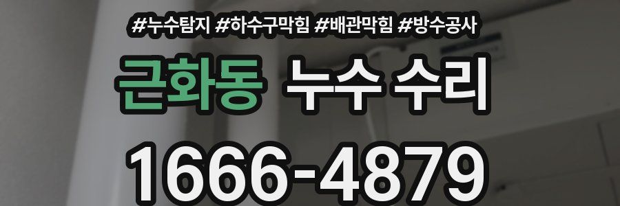 근화동 누수 수리