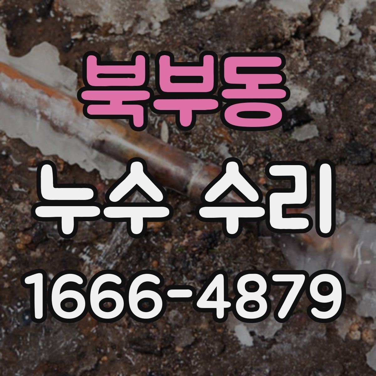 북부동 누수 수리