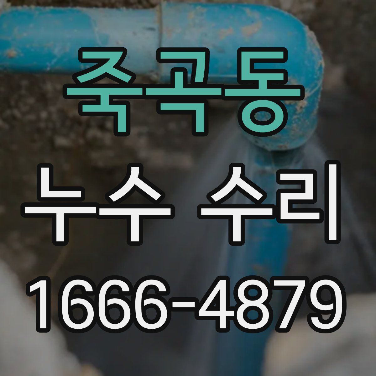 죽곡동 누수 수리