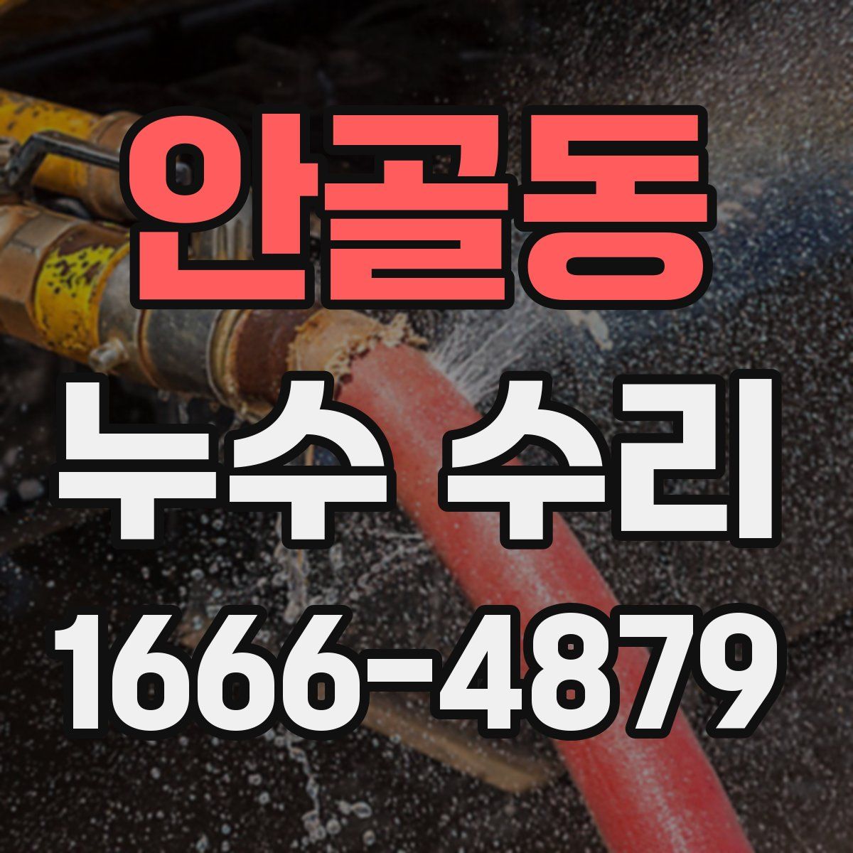 안골동 누수 수리