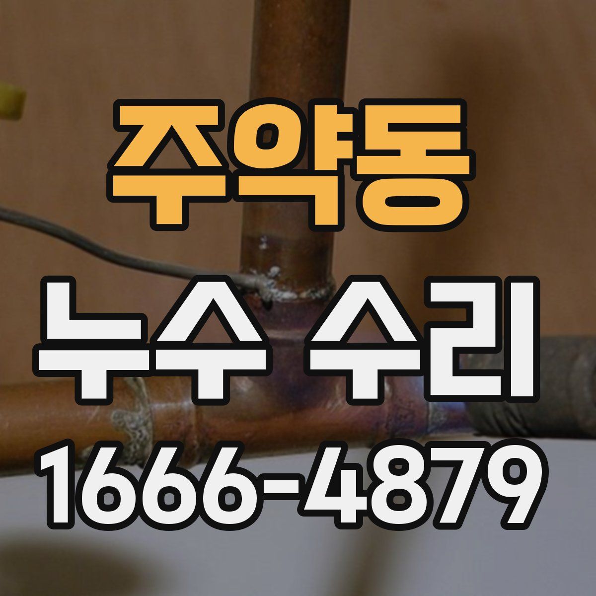 주약동 누수 수리