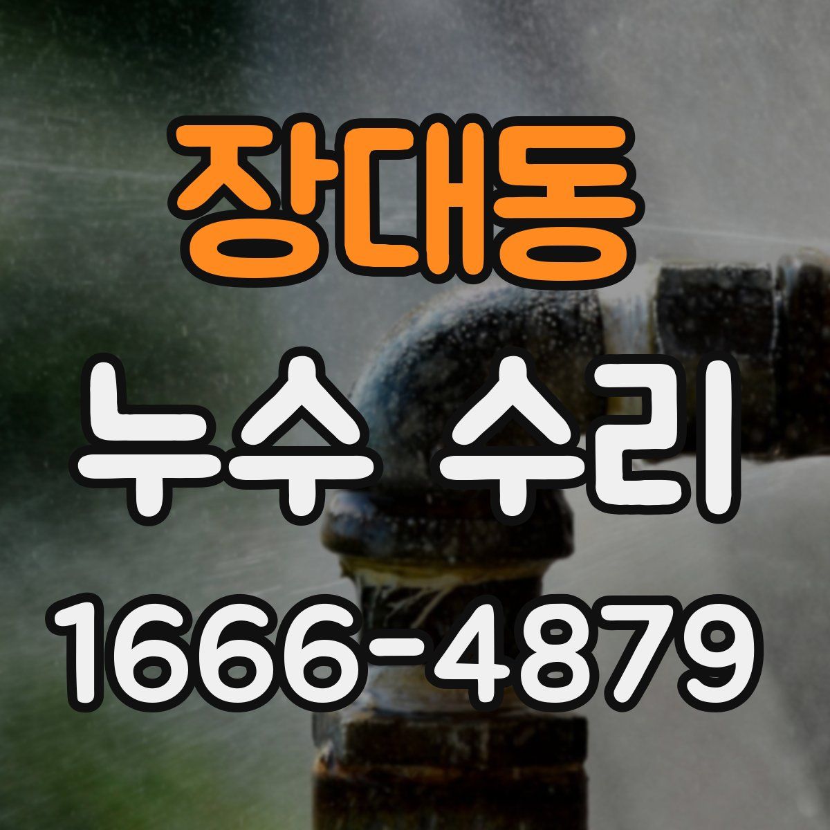 장대동 누수 수리