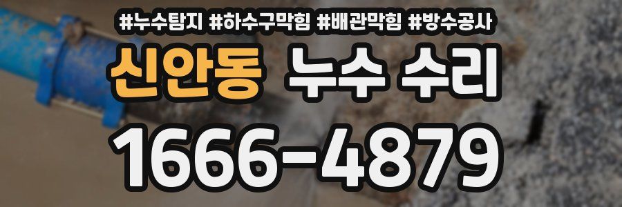신안동 누수 수리
