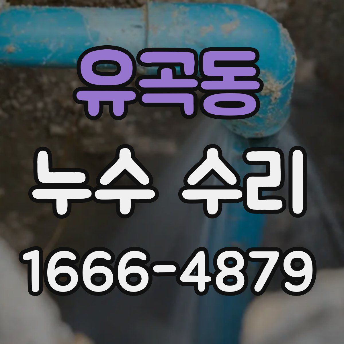 유곡동 누수 수리