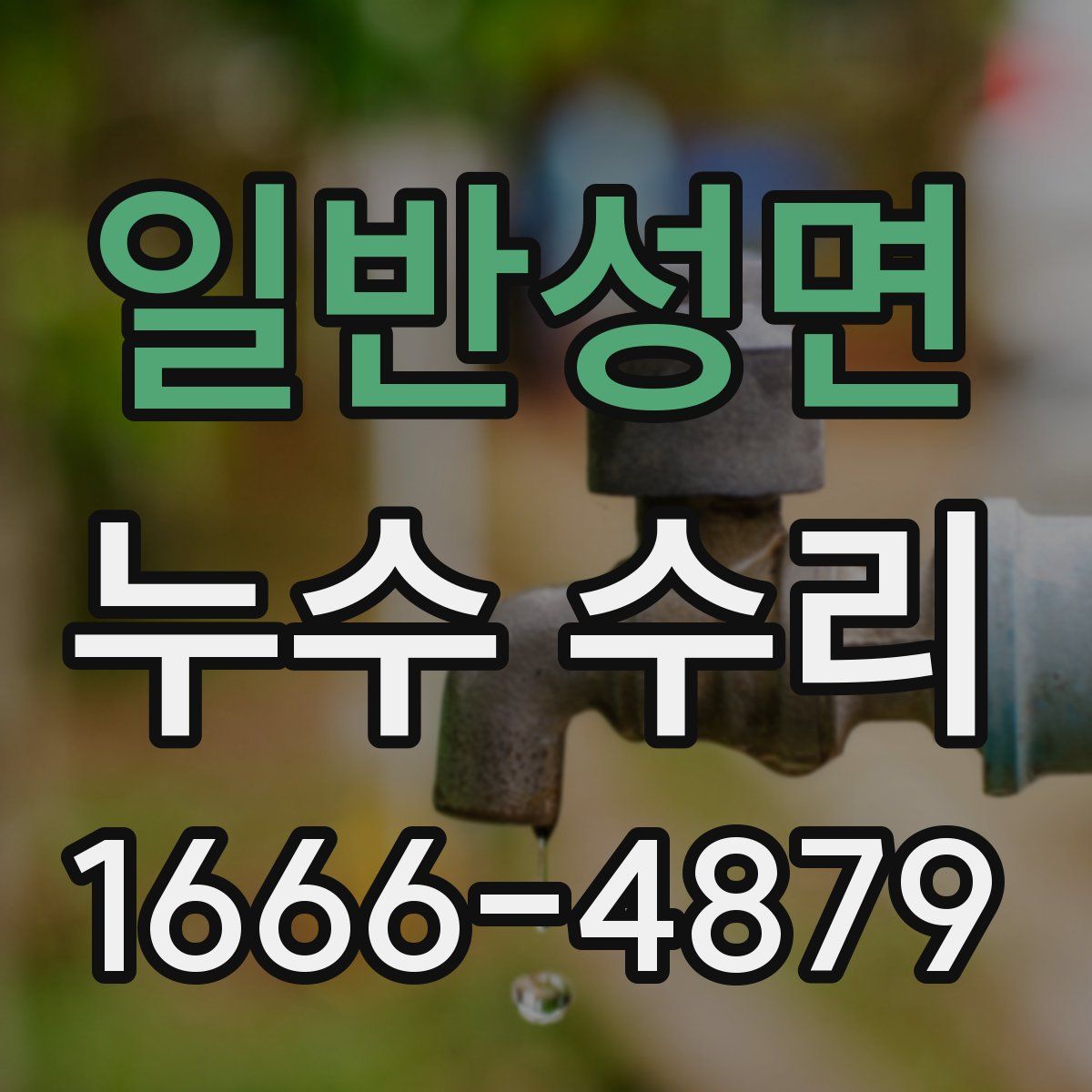 일반성면 누수 수리
