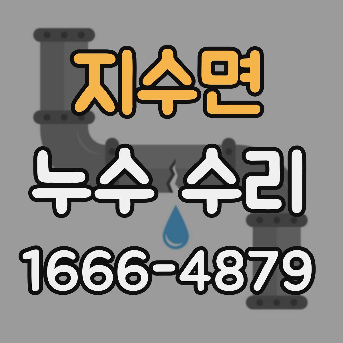 지수면 누수 수리