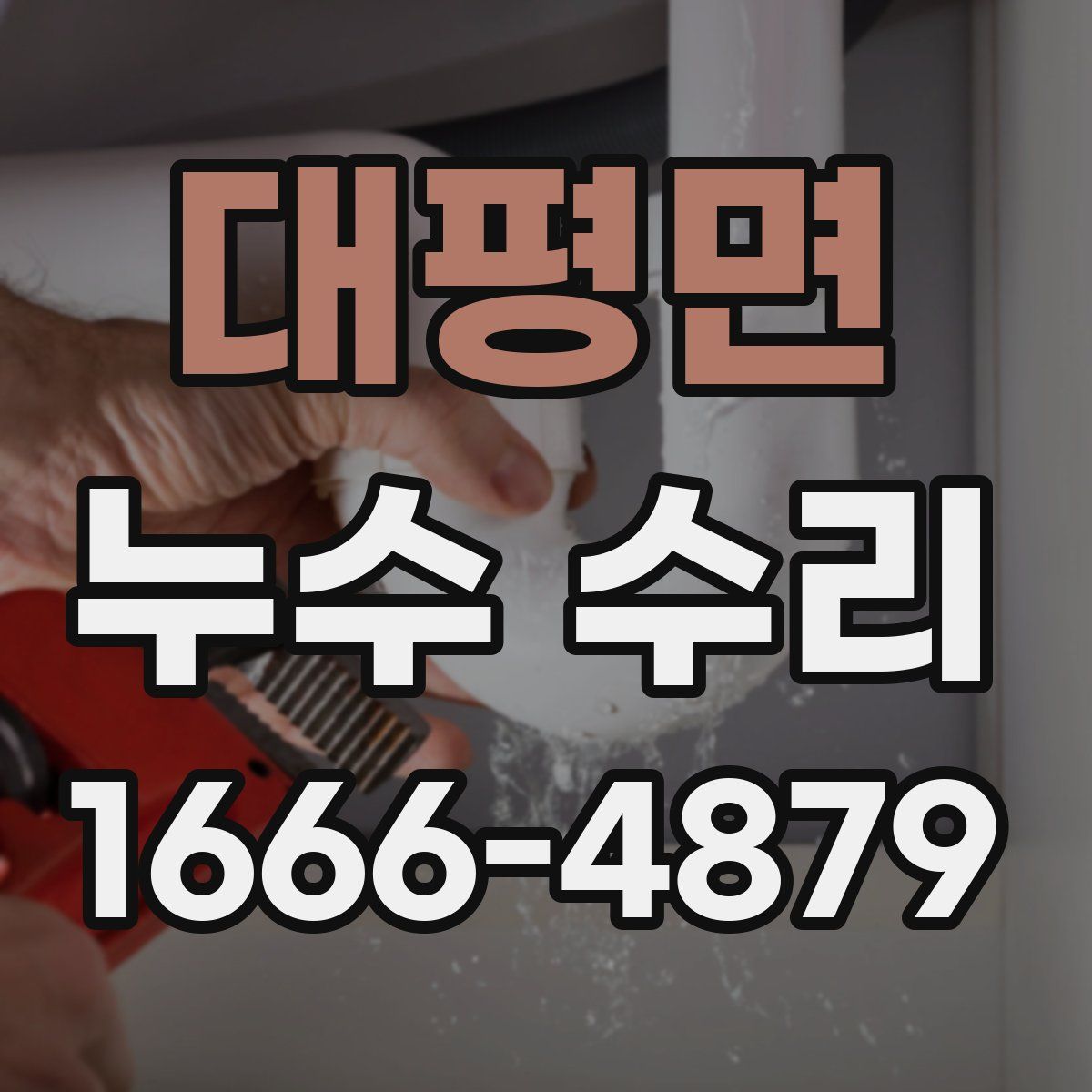대평면 누수 수리