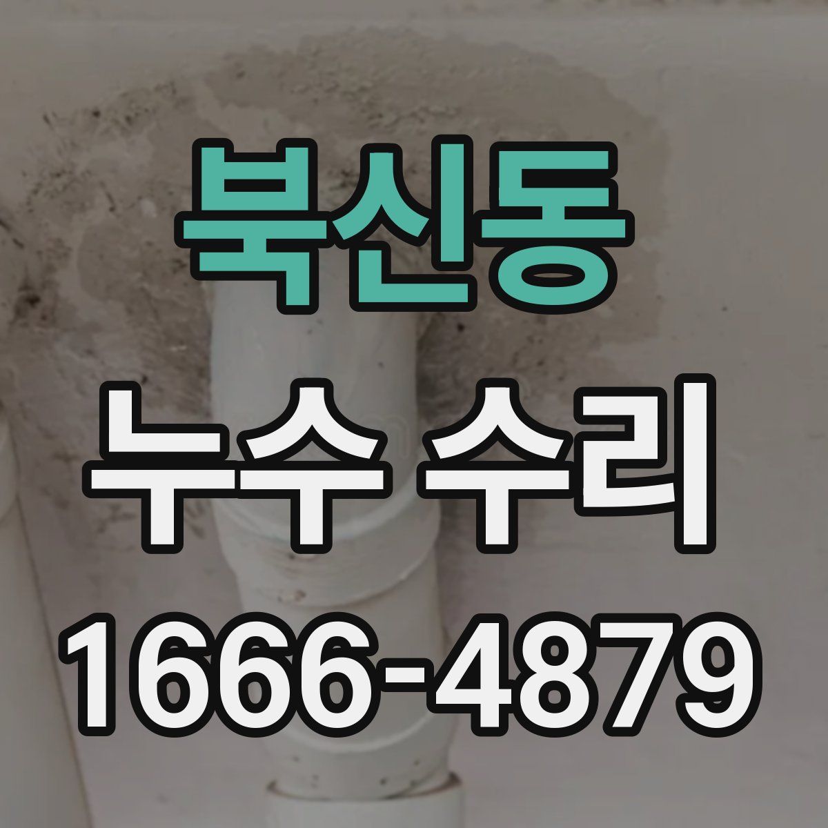 북신동 누수 수리