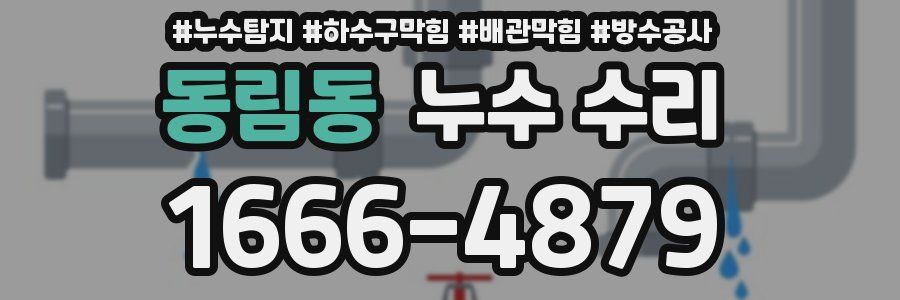 동림동 누수 수리